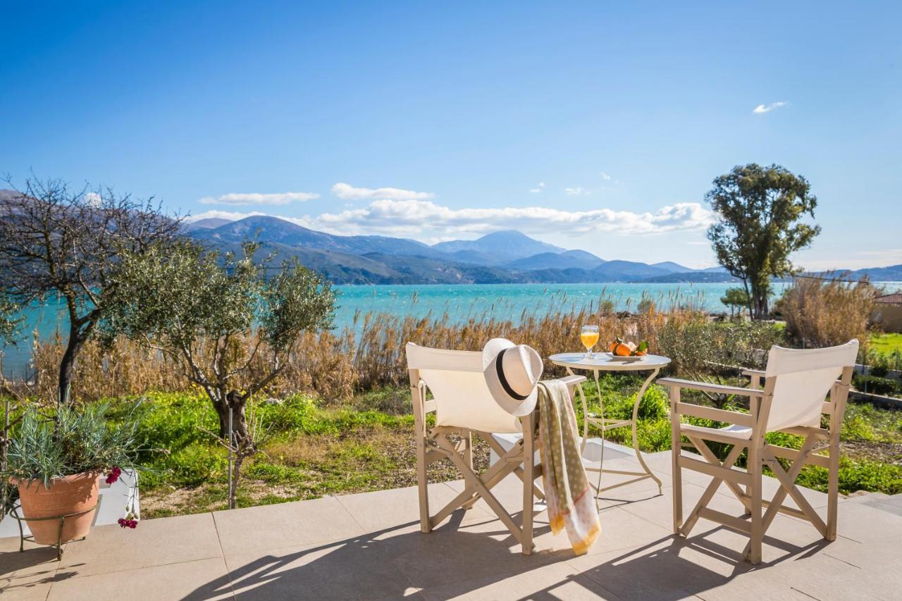 Apollonides Seafront Villa1 Aoede Lixouri Bagian luar foto